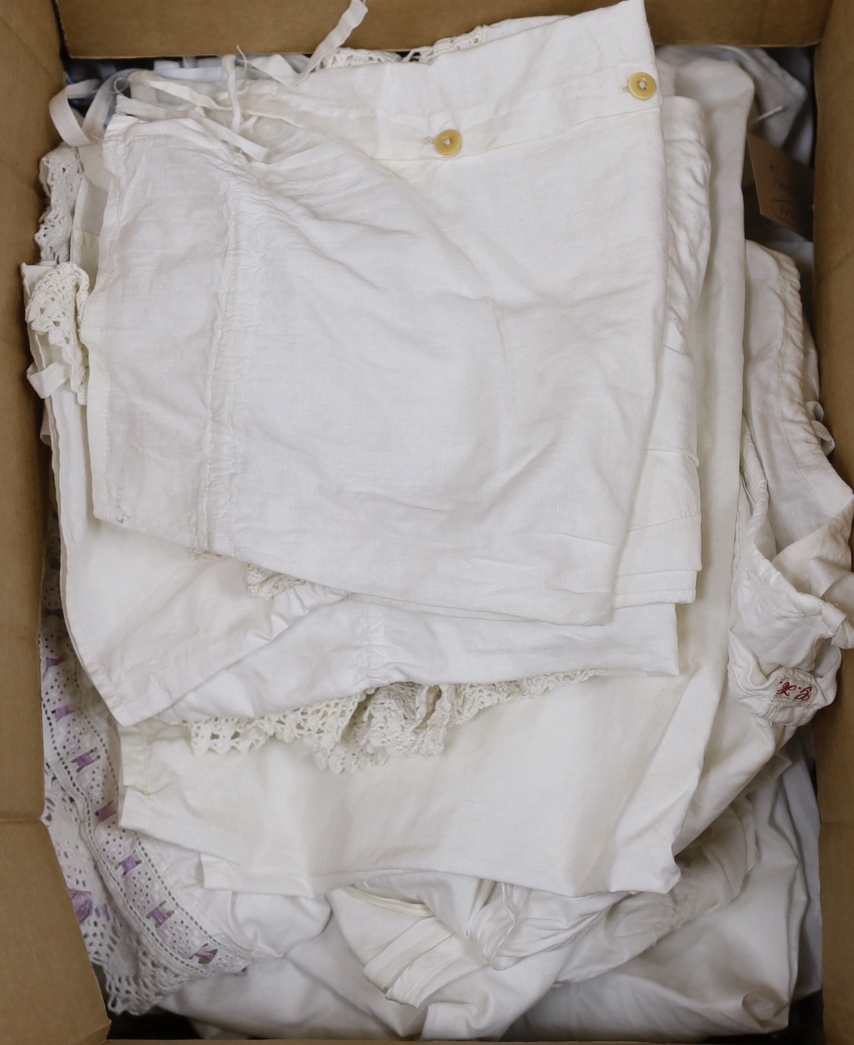 A group of Victorian and later clothing